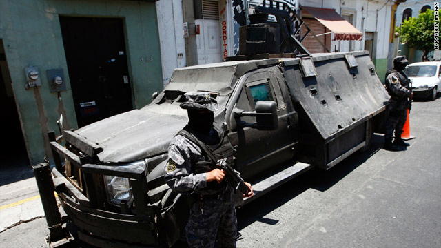 Mexican Cartel Builds Homemade Drug Tank