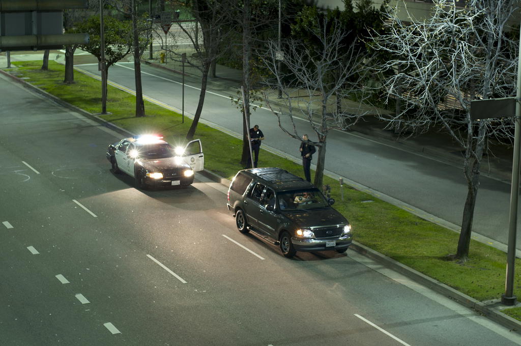 Man Stopped for DUI Has One Last Drink before Taking Sobriety Test